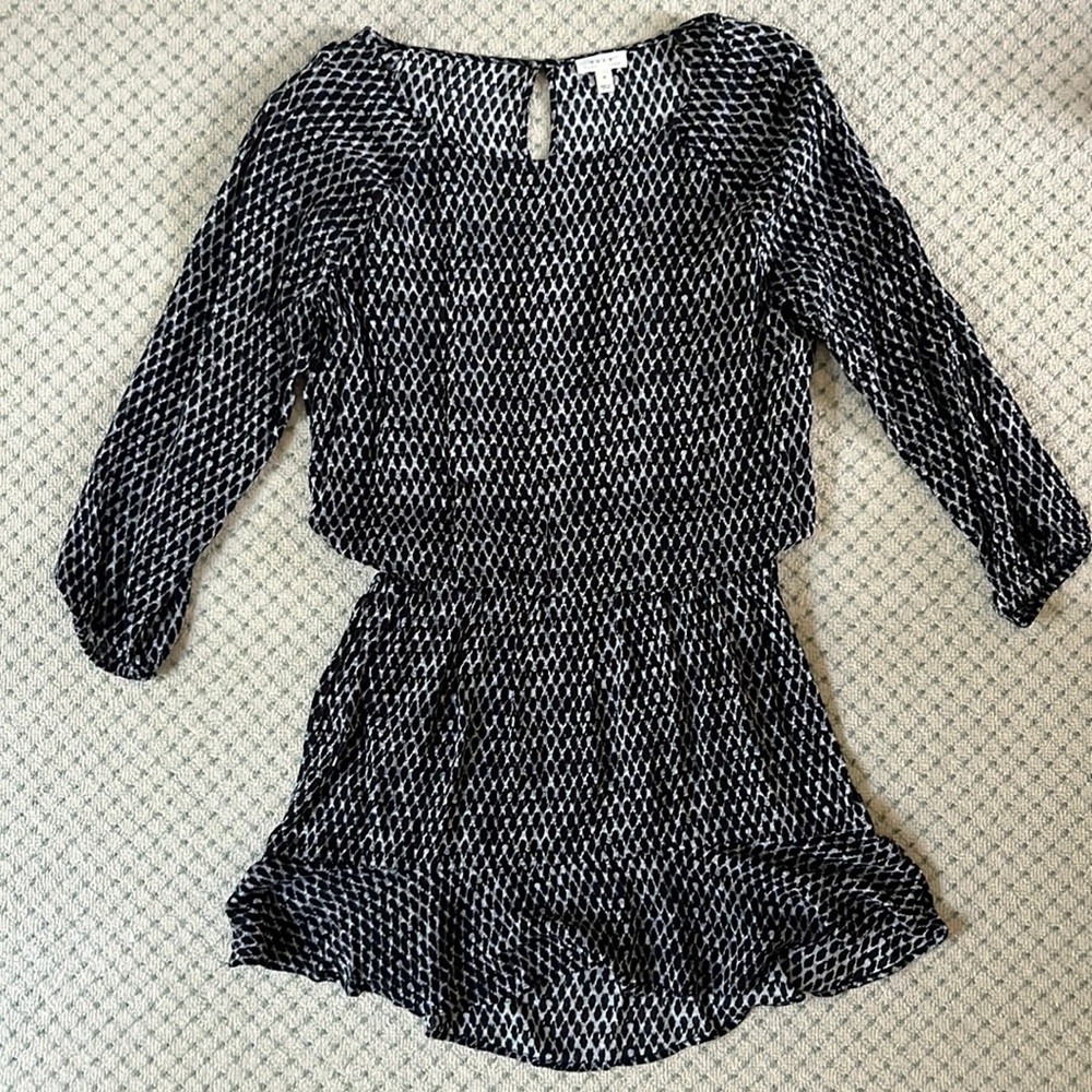Joie black cinch dress, size S